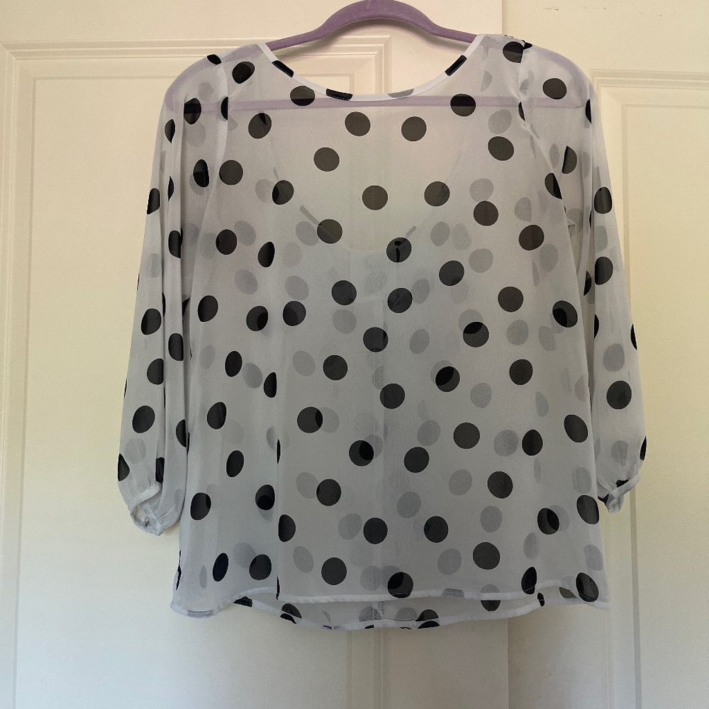 Polka Dot Blouse - Picture 2 of 3